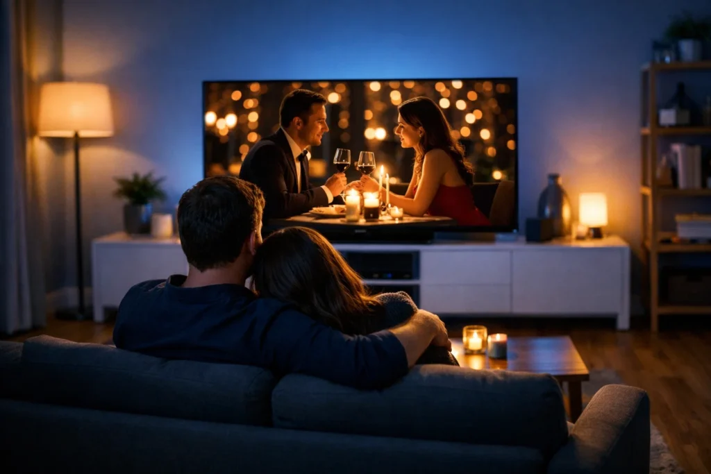 IPTV Streaming Erlebnis im Wohnzimmer in hoher Qualität