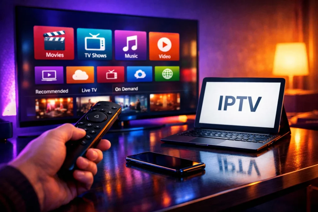 IPTV Streaming auf Smart TV, Laptop und Smartphone gleichzeitig
